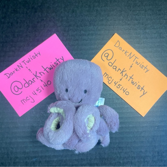 BNWT JELLYCAT BABY/TINY MAYA OCTOPUS *NEVER 2ND HAND* 1 OWNER AUTH SALE RECEIPT - Picture 3 of 8